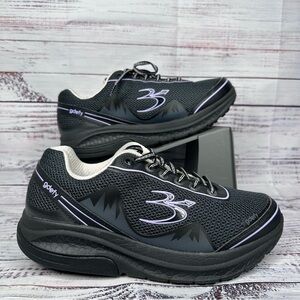 Women  GDEFY Gravity Defyer Mighty Walk Black Athletic Shoes VersoShock Size 9